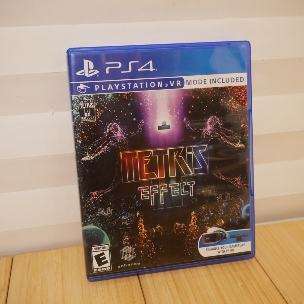 Tetris Effect PS4 (Sony PlayStation 4, 2018) VR Mode Included - Tested & Working